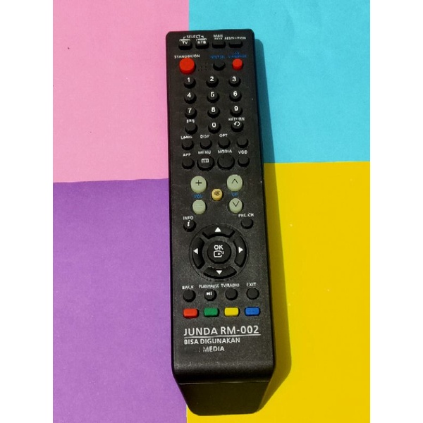 Remote Receiver First Media Fastnet Junda RM002 berkualitas tombol empuk