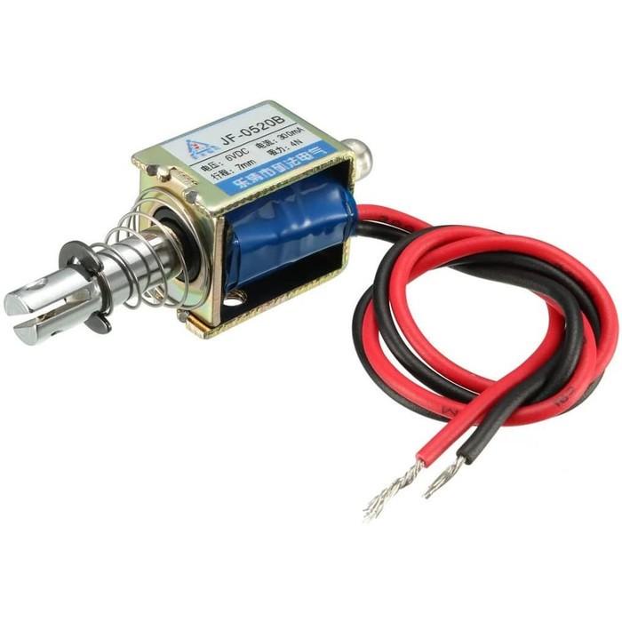 Jual Actuator Solenoid Micro 6V Push Pull Type Linear