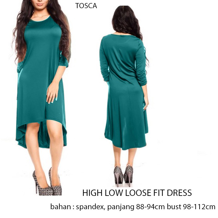 TERLARIS High Low Loose Fit Dress