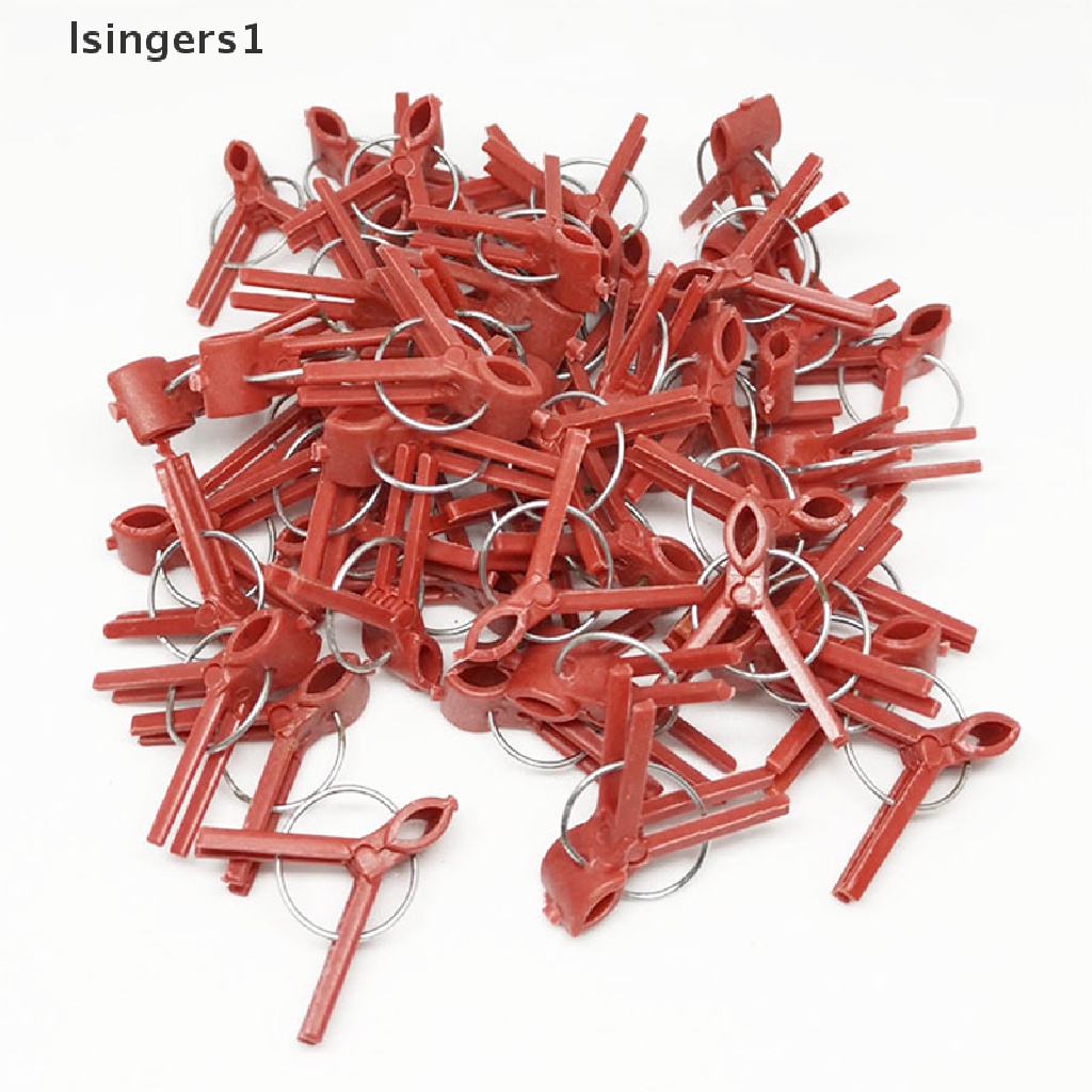 (lsingers1) 50pcs Klip Cangkok Tanaman Tomat / Bunga Bahan Plastik Tahan Lama