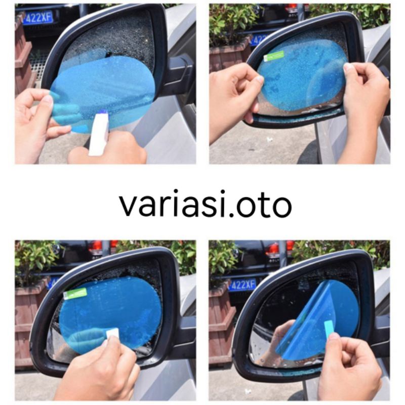 ANTI FOG KACA SPION MOBIL 2PCS WATERPROOF CAR PROTECT ANTI GORES ANTI EMBUN AIR