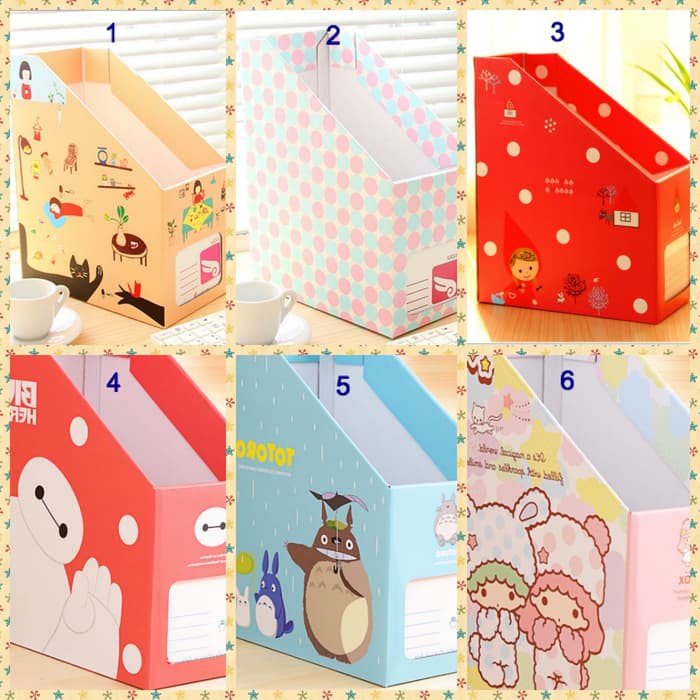 

Multibox/ Kotak organizer Buku Majalah/ Index/ Box File Kartun