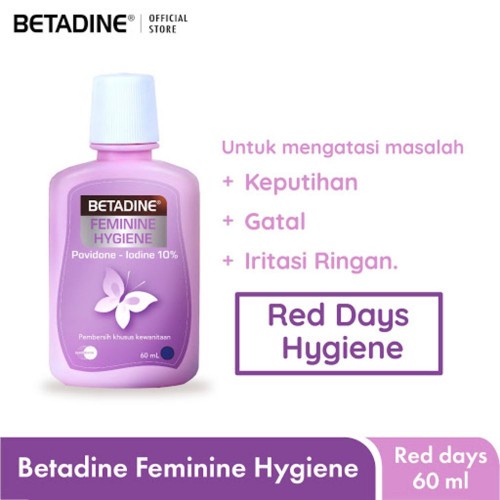 BETADINE FEMININE HYGIENE WASH 60 ML