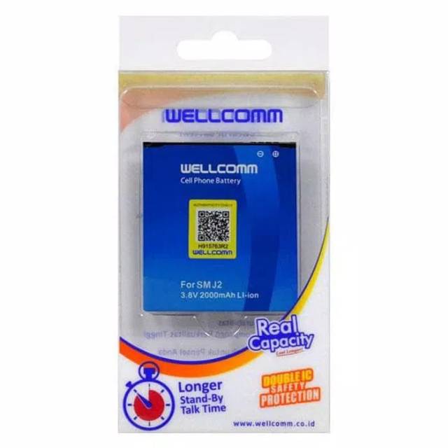 BATERAI HP SAMSUNG GALAXY J2 WELLCOMM/BATTERY DOUBLE IC SAMSUNG GALAXY CORE PRIME WELLCOMM