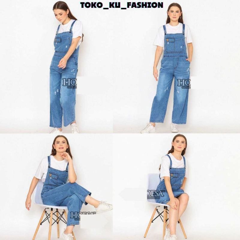 fashion baju kodok wanita remaja dewasa jeans rok celana pendek overall kulot terbaru premium kekini