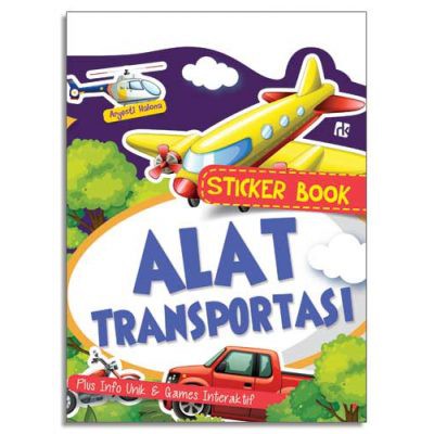 STICKER BOOK; HEWAN LIAR/DINOSAURUS/ALATTRANSPORTASI/BUAHSAYUR/HEWANPELIHARAAN