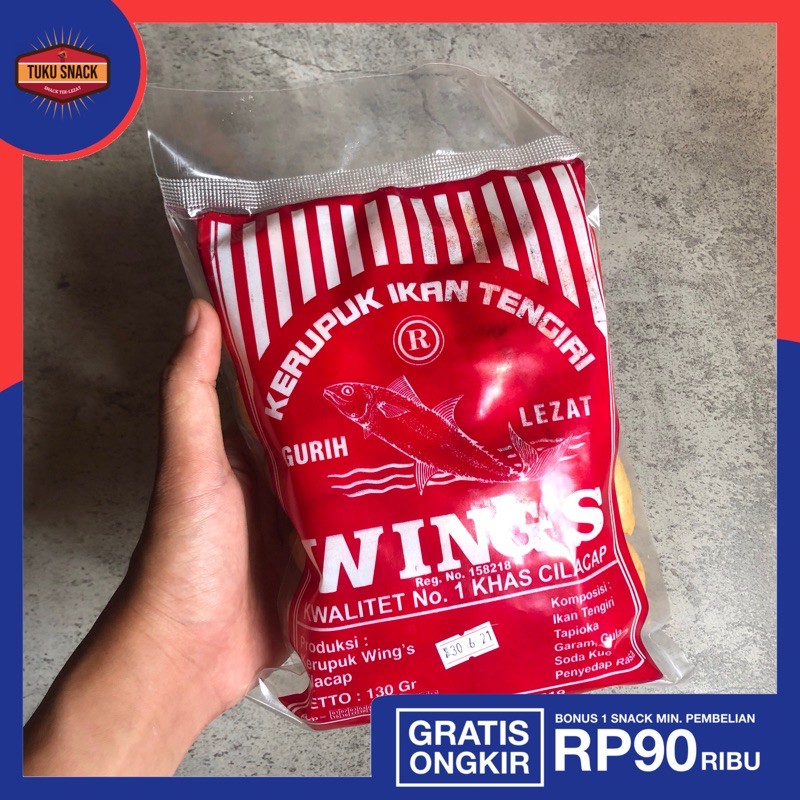

Nycyta Home Kerupuk Ikan Tenggiri Wings Asli Cilacap