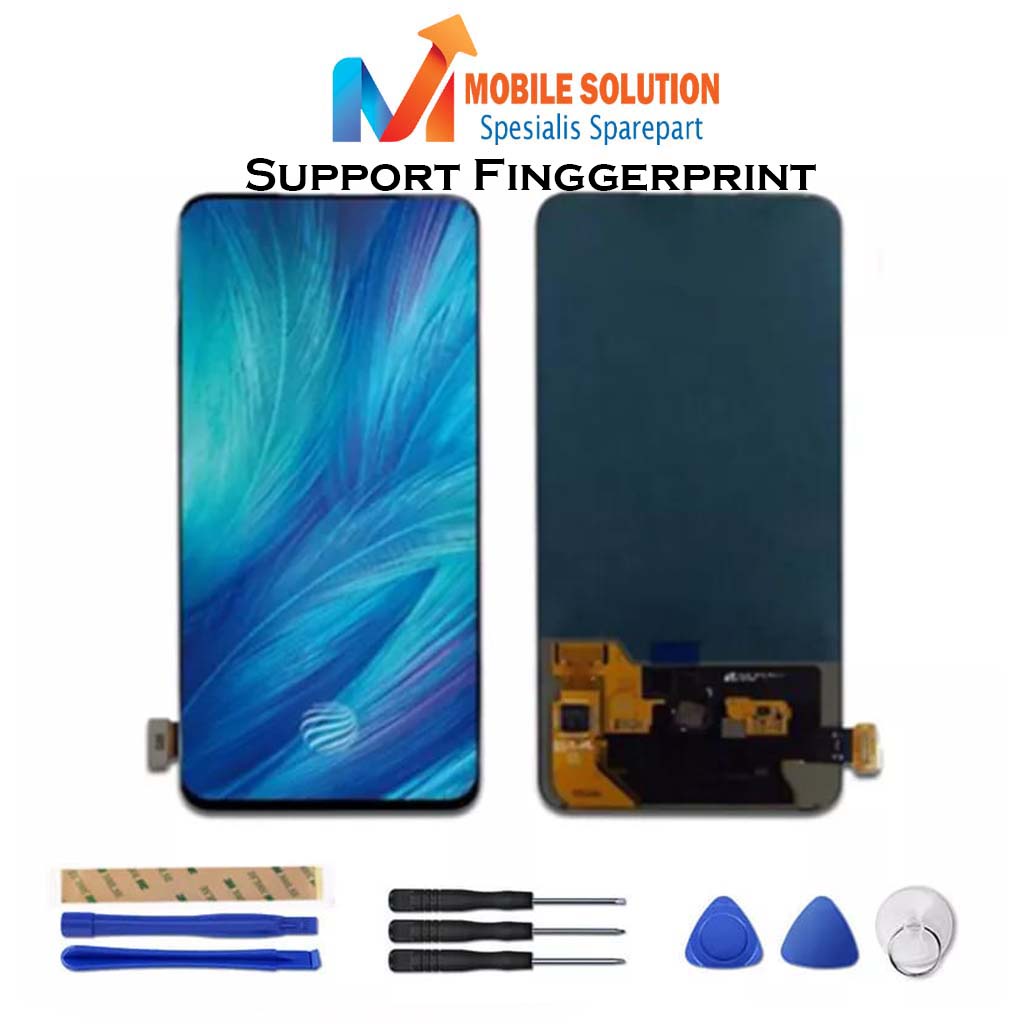 GROSIL LCD Vivo V15 PRO SUPPORT FINGGERPRINT FULLSET ORIGINAL 100%  Touchscreen GARANSI 1 BULAN + PACKING AND BUBBEL
