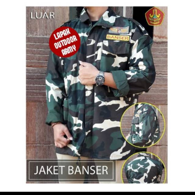 JAKET BANSER US - JAKET LORENG BANSER - JAKET BANSER BOLAK BALIK