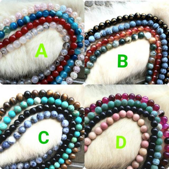 SALE.. Stone beads 8mm