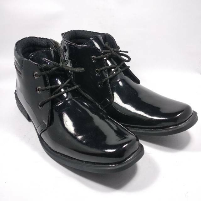 PROMO COD SEPATU FORMAL PDH ABRI TNI PANTOPEL PANTOFEL JATAH DINAS ABRI POLISI SATPAM HITAM KILAP