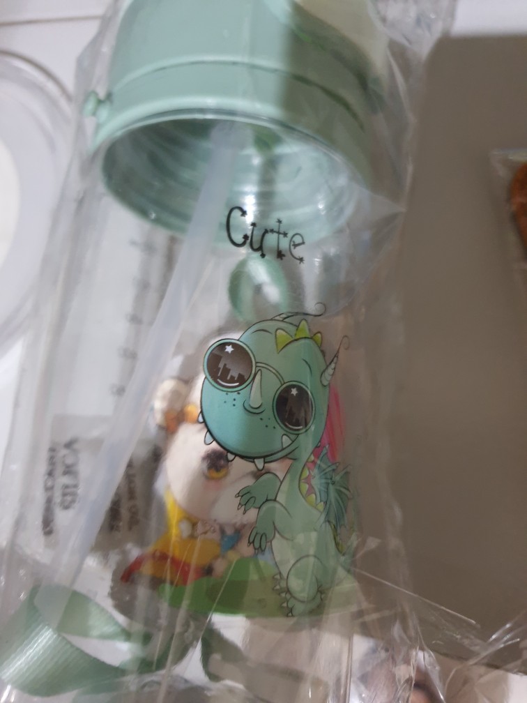 Botol Anak Karakter Dino-paus-rusa-kuda Dengan Volume 500 Ml Murah Mantap