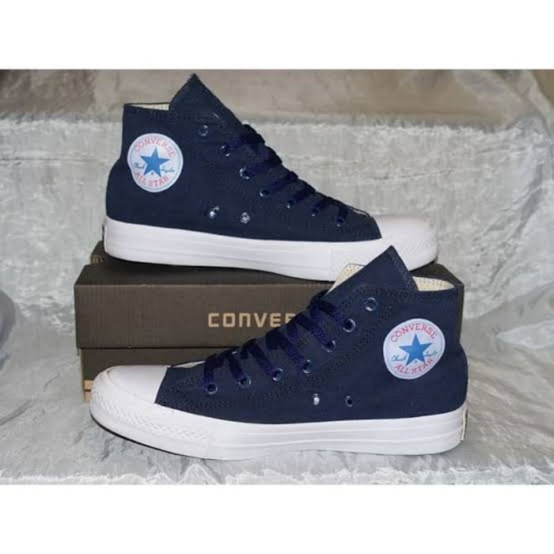 SEPATU CONVERSE CHUCK TAYLOR BOOTS BIRU NAVY | SEPATU CONVERSE CT HIGHT BIRU NAV