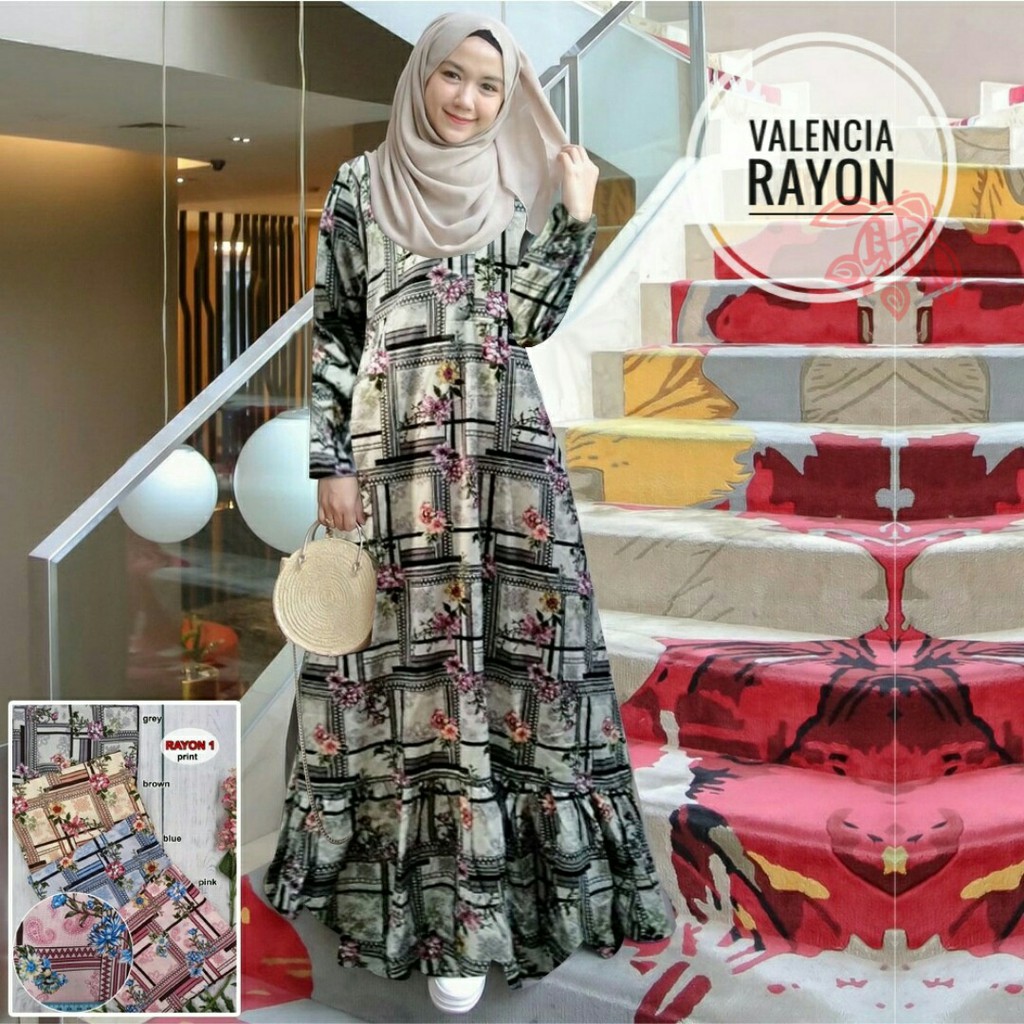 GAMIS VALENCIA RAYON 4Warna