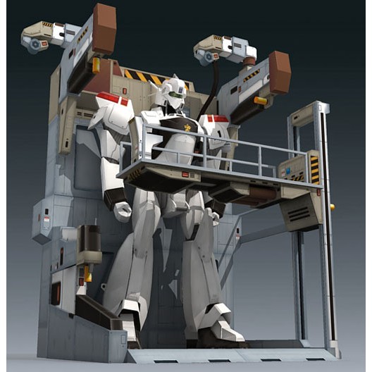 

DIY Papercraft Lembar kertas Poal Patlabor maintenance facility Base Non Unit Patlabor