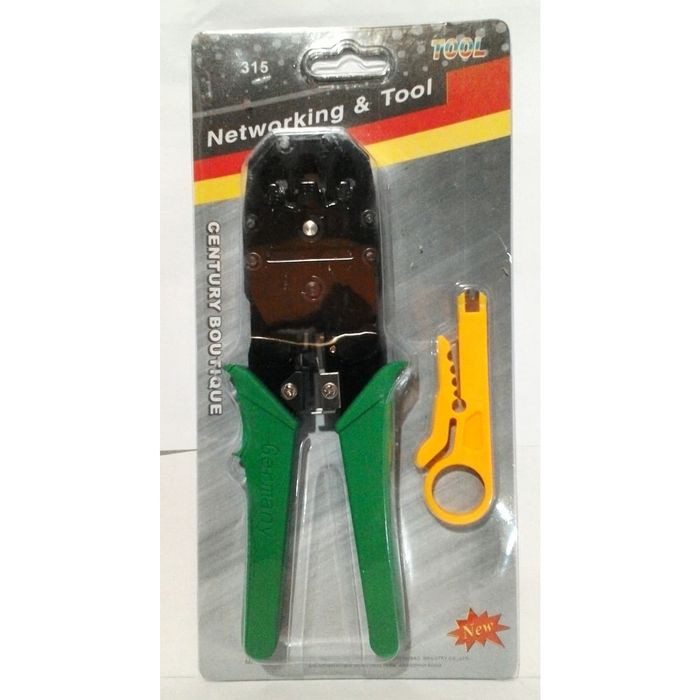 TANG TANK ALAT TOOL TOOLS CRIMPING CREMPING 3 LUBANG RJ45 DAN RJ11 KABEL JARINGAN  MURAH