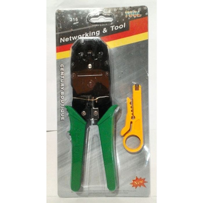 TANG TANK ALAT TOOL TOOLS CRIMPING CREMPING 3 LUBANG RJ45 DAN RJ11 KABEL JARINGAN  MURAH