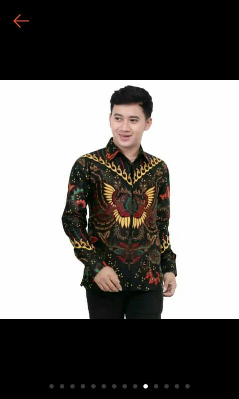 Bisa Cod Kemeja Batik Pria Ppbtk07 Modern Lengan Panjang Casual Modis Trendy Masa Kini M L Xl Xxl
