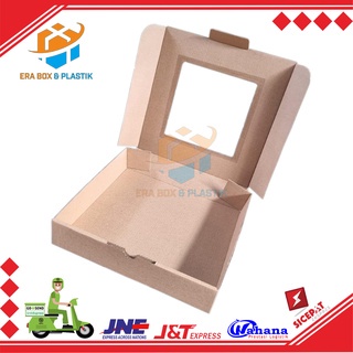 Kardus 25x25x5 cm | 1 Pack Isi 10 Pcs | Box | Karton Packaging | Dus Face Shield / Pizza / Kaos