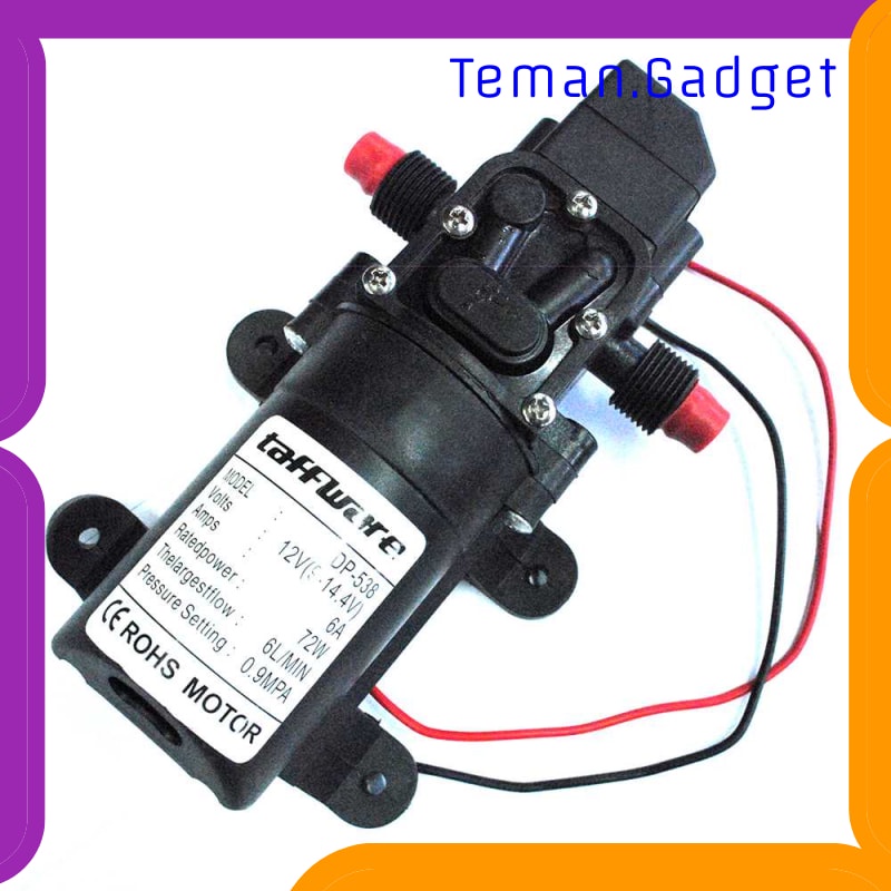 TG-DG392 TAFFWARE POMPA AIR ELEKTRIK HIGH PRESSURE 12V 72W 130PSI - DP-538