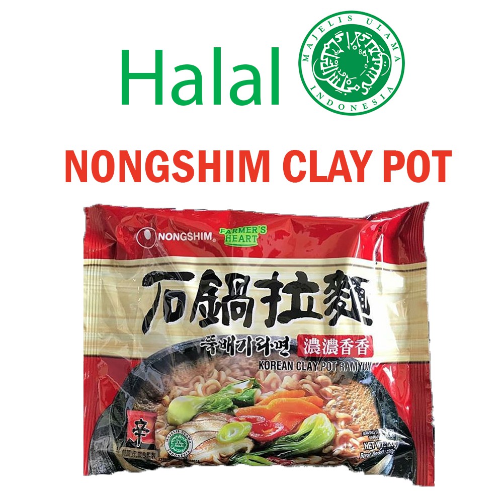 

MIE INSTAN NONGSHIM CLAYPOT RAMYUN HALAL MUI