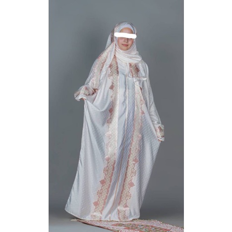 MUKENA OTTOMAN IPEK TURKI MUKENA BLUSH BAHAN ARMANI SILK