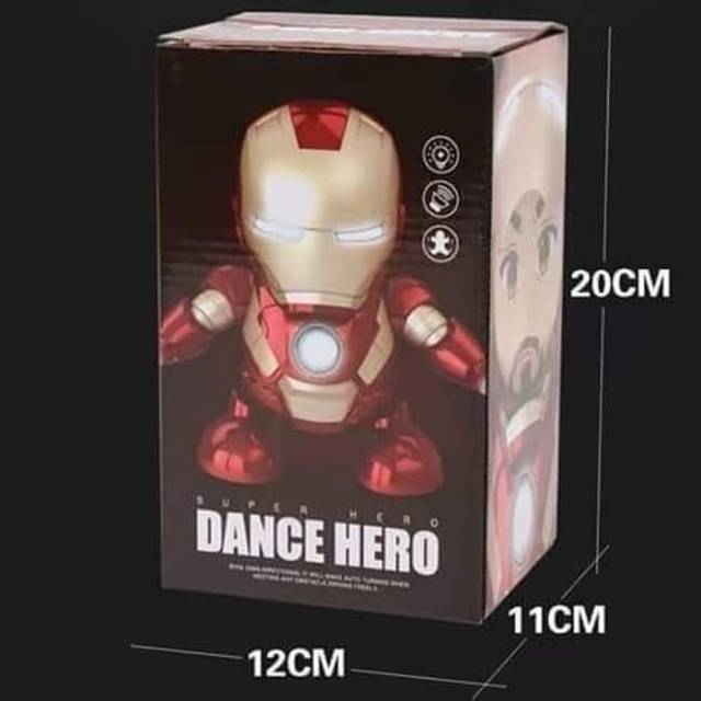 Dancing Robot iron man smart dance robot super hero