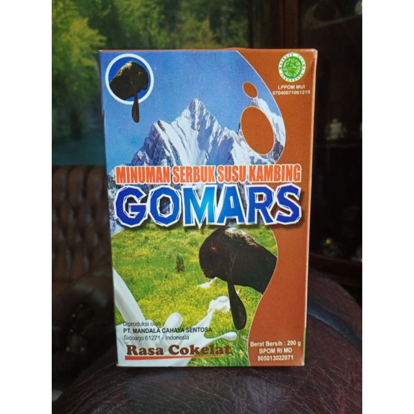 

Susu gomars rasa coklat