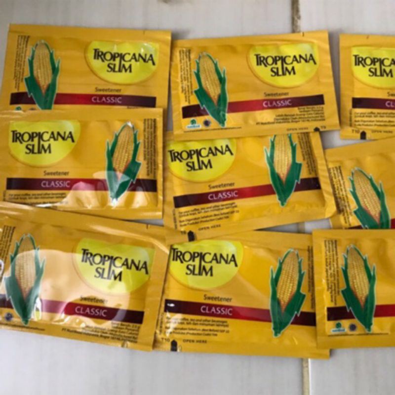 ECER per pcs Tropicana Slim Stevia / Tropicana Classic / Tropicana Diabtx / Diabetasol