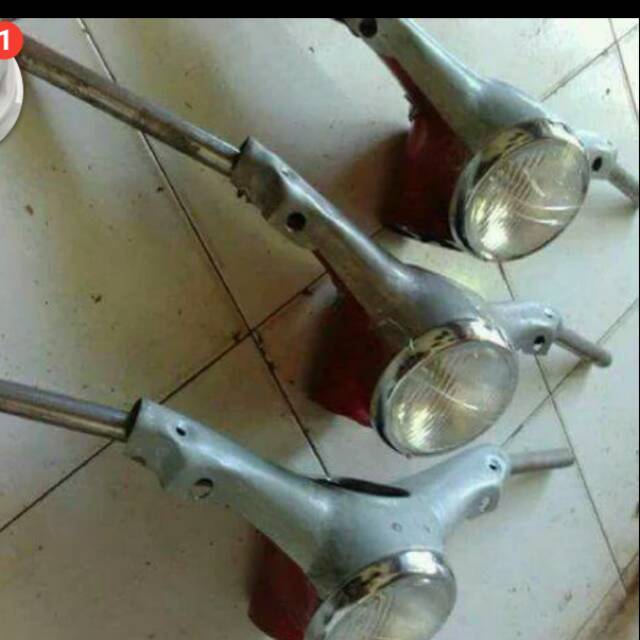 Kepala C70 Batok atas bawah lampu