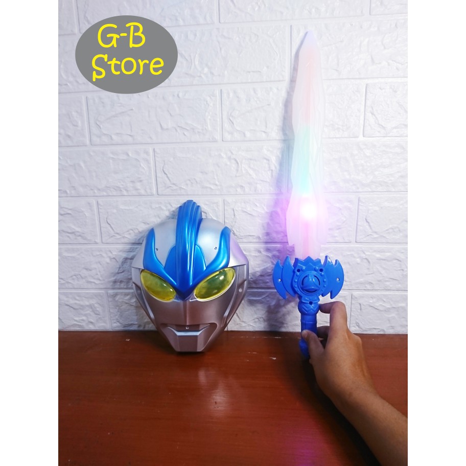 Mainan Topeng & Pedang Ultraman - Paket Mainan Ultraman Set