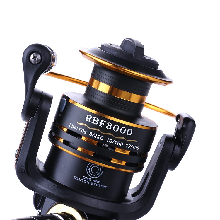 HENGJIA RBF500-6000 Reel Pancing 11BB 5.2:1 Spinning Fishing Wheel Gulir Peralatan Memancing