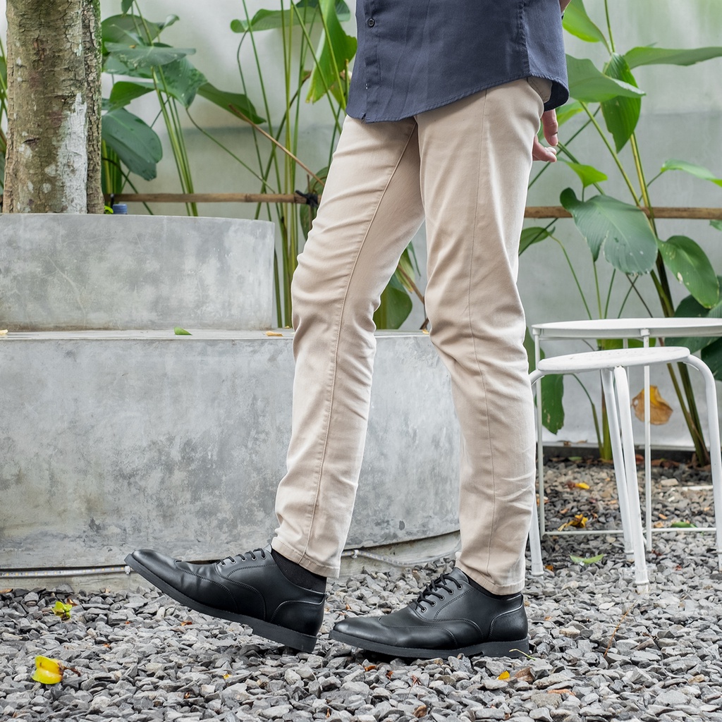 LINGARD BLACK |ManNeedMe x Lvnatica| Sepatu Pantofel Pria Formal / Kantor Oxford Shoes ORIGINAL