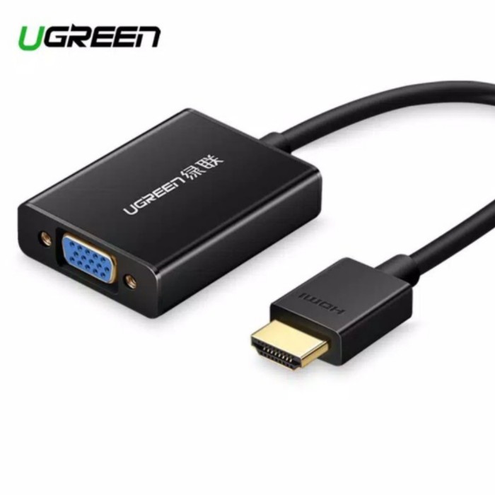 

Tygse70 Ugreen Converter Vga To Hdmi Display For Laptop Pc Proyektor Original - With Audio As71S0D