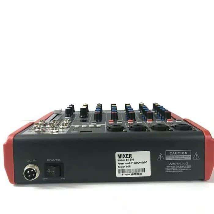 audio mixer betavo bt606 usb bluetooth  mixer audio betavo 6channel