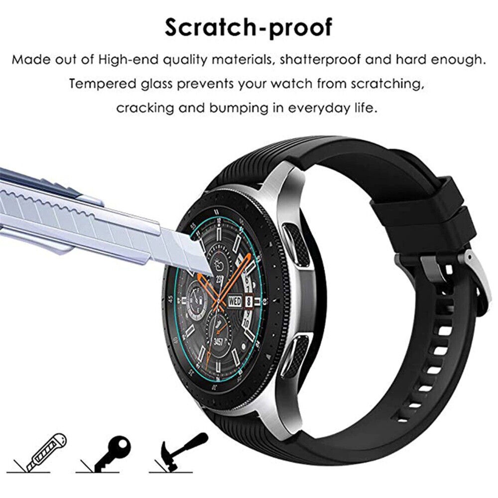 3pcs Pelindung Layar Tempered Glass HD Untuk Samsung Galaxy Watch 4