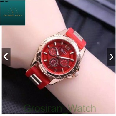 Jam Tangan Wanita Fashion GUS-30 Jumbo Chrono Off Strap Rubber [G_W]