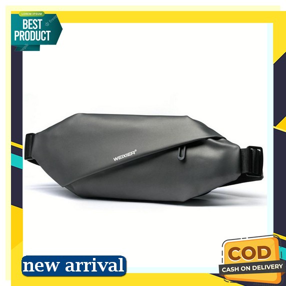 Sling Bag/Waist Bag Pria & Wanita Impor Bahan Nilon Terbaru Y603 Premium Quality Wx078 - Weixier Che
