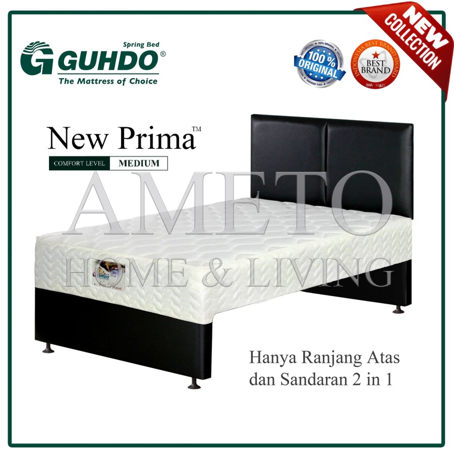 Guhdo Springbed 2 in 1 New Prima 160x200 HB Atlantic (TANPA SORONG BAWAH)