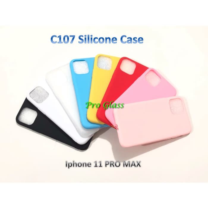 C107 Iphone 11/11 PRO/11 PRO MAX Colourful Ultrathin Silicone Case / Matte Case