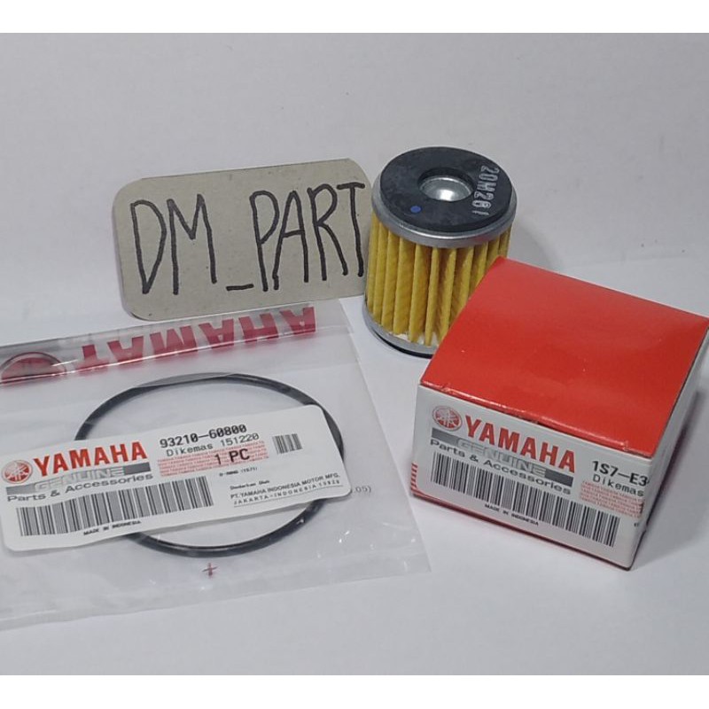 FILTER PILTER SARINGAN OIL OLI ORING YAMAHA 1S7 JUPITER MX VIXION R15 WR155 XABRE OLD NEW ORI ASLI