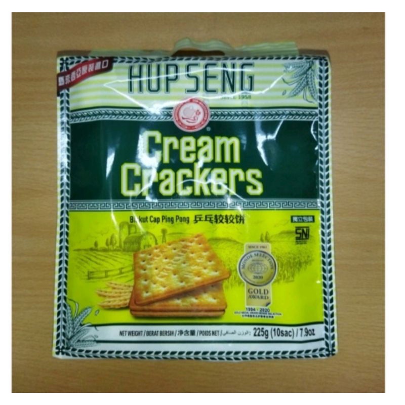 

Hup Seng Cream Crackers 225 gram