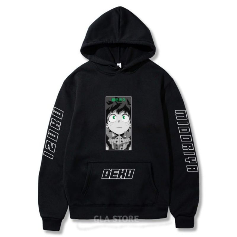 SWEATER HOODIE ANAK IZUKU MIDORIYA DEKU/JAKET ANAK ANIME DEKU