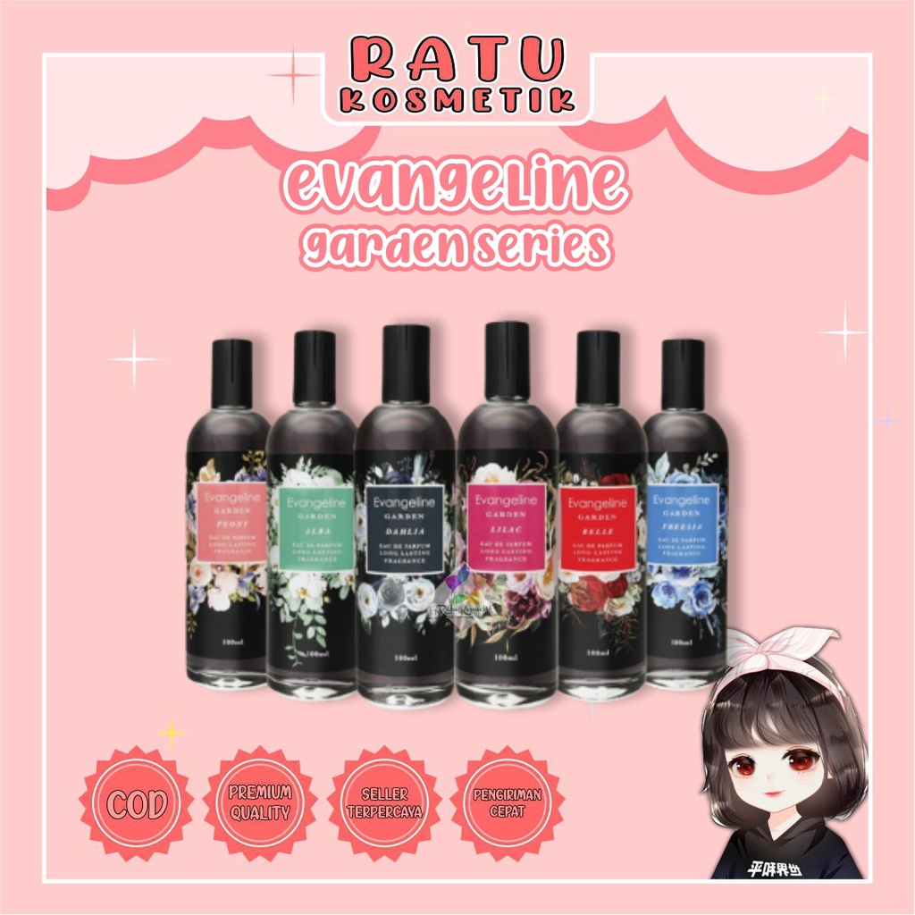 ❤ RATU ❤ Parfum Badan Evangeline Garden | Selection | Sakura 100ml | Perfume Wanita Evangelin | Evangelie | Evangeli Geamoore