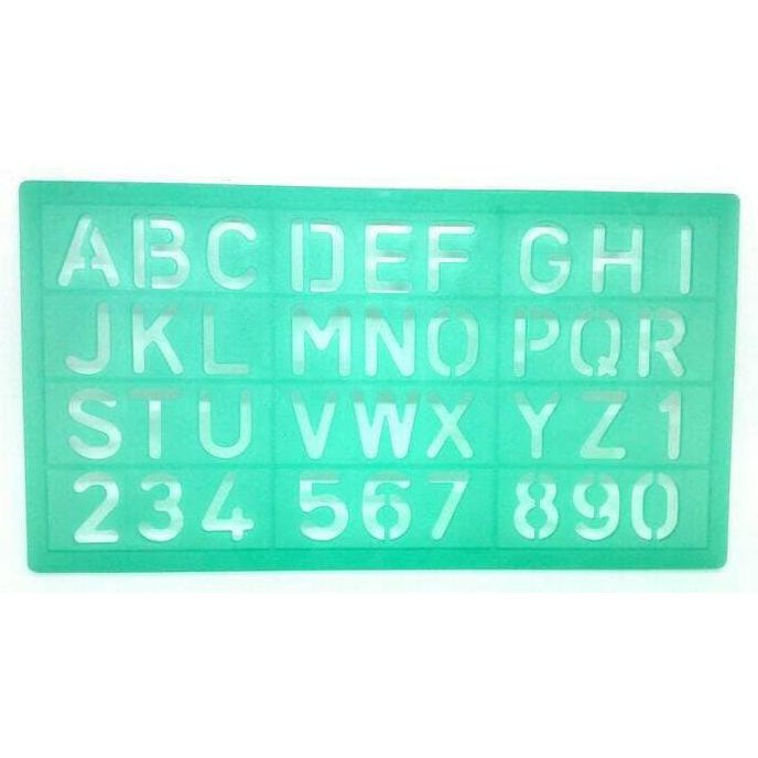 

PENGGARIS HURUF&ANGKA/LETTERING STENCILS LINEX 30 MM PALING MURAH