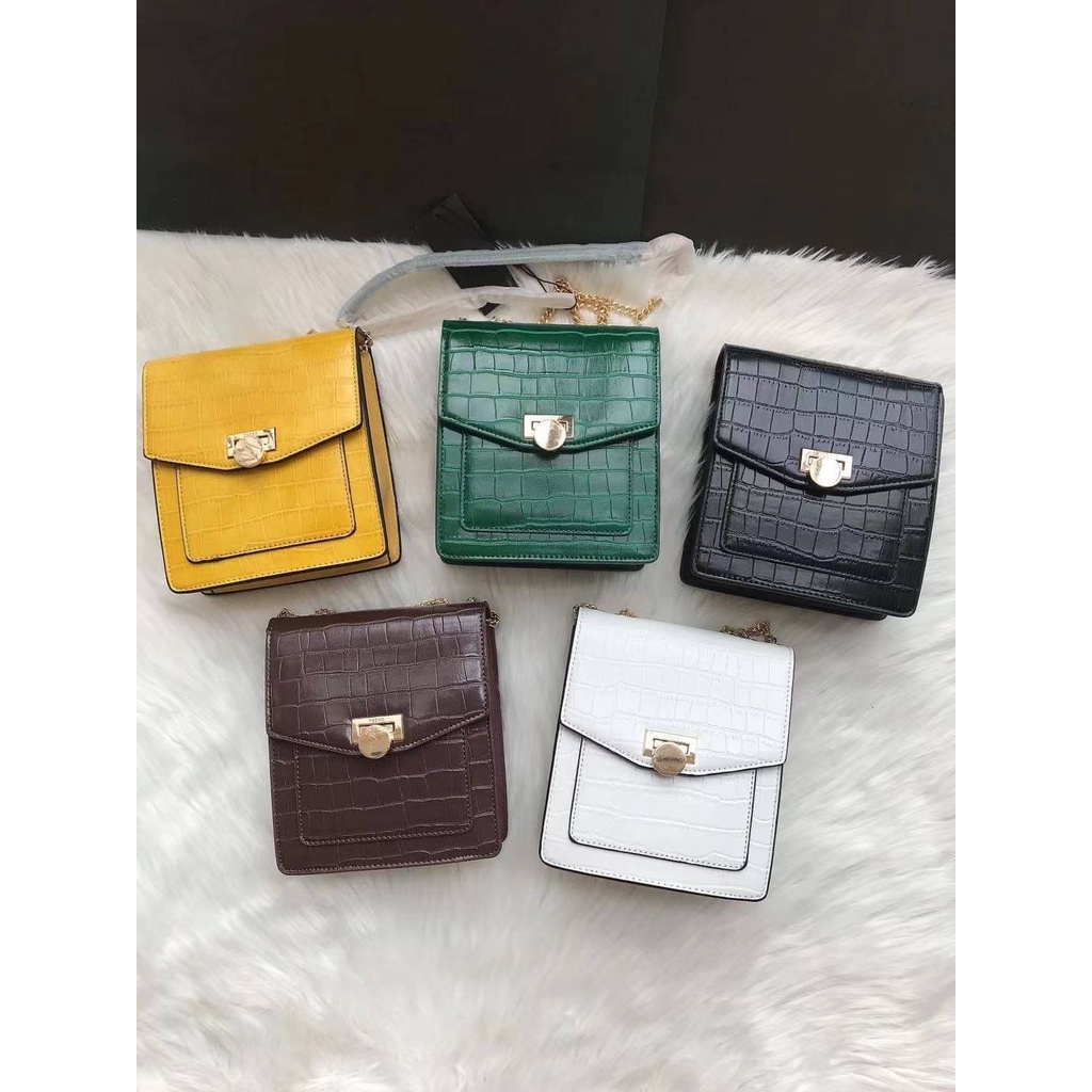 PDR PEDRO QUILTED SHOULDER BAG Tas Hp Pedro | Tas Croco | Pouch Hp | Slingbag | Pedro Bag | P501