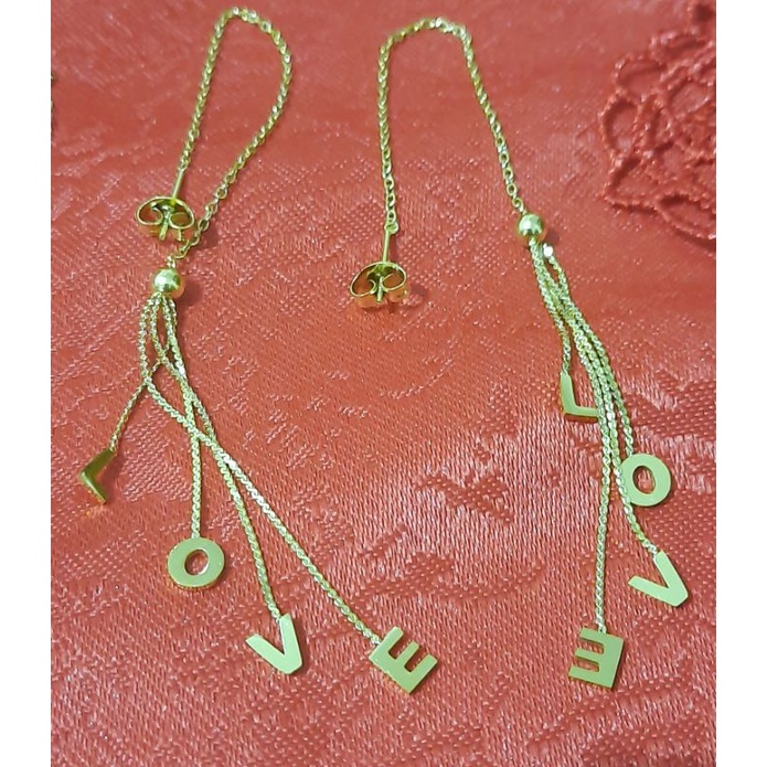 Anting Titanium Jurai Model Wanita Korea