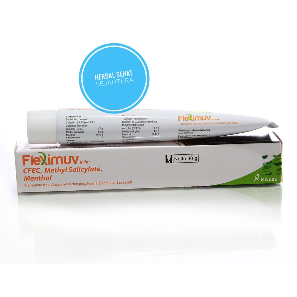 FLEXIMUV Cream 30 Gram - meredakan nyeri dan pegal-pegal