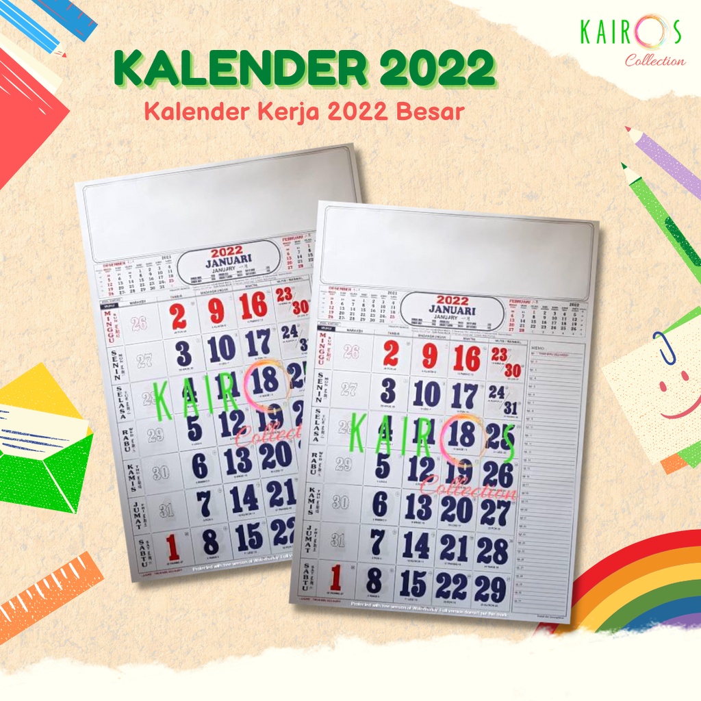 Kalender Kerja Besar 2022