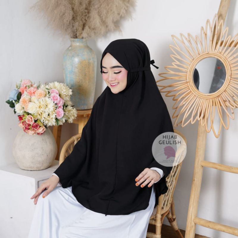 Khimar jumbo tali wollfis / wollpeace